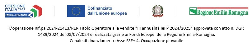 OPERATORE ALLE VENDITE ” III annualità IeFP 2024/2025″