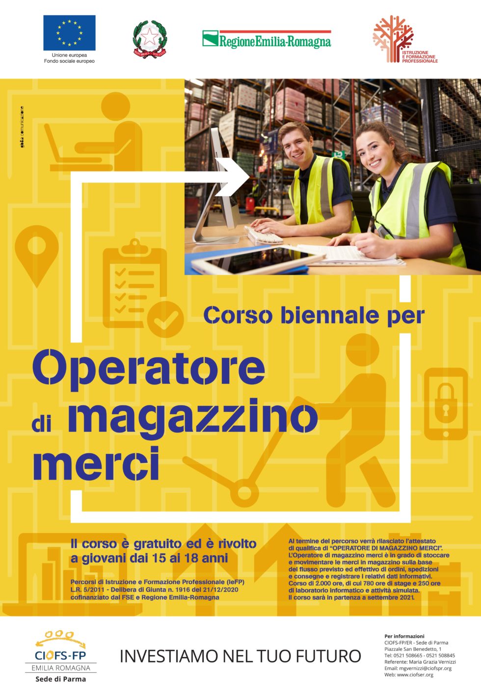 Operatore Di Magazzino Merci Iefp Ciofs Fp Er