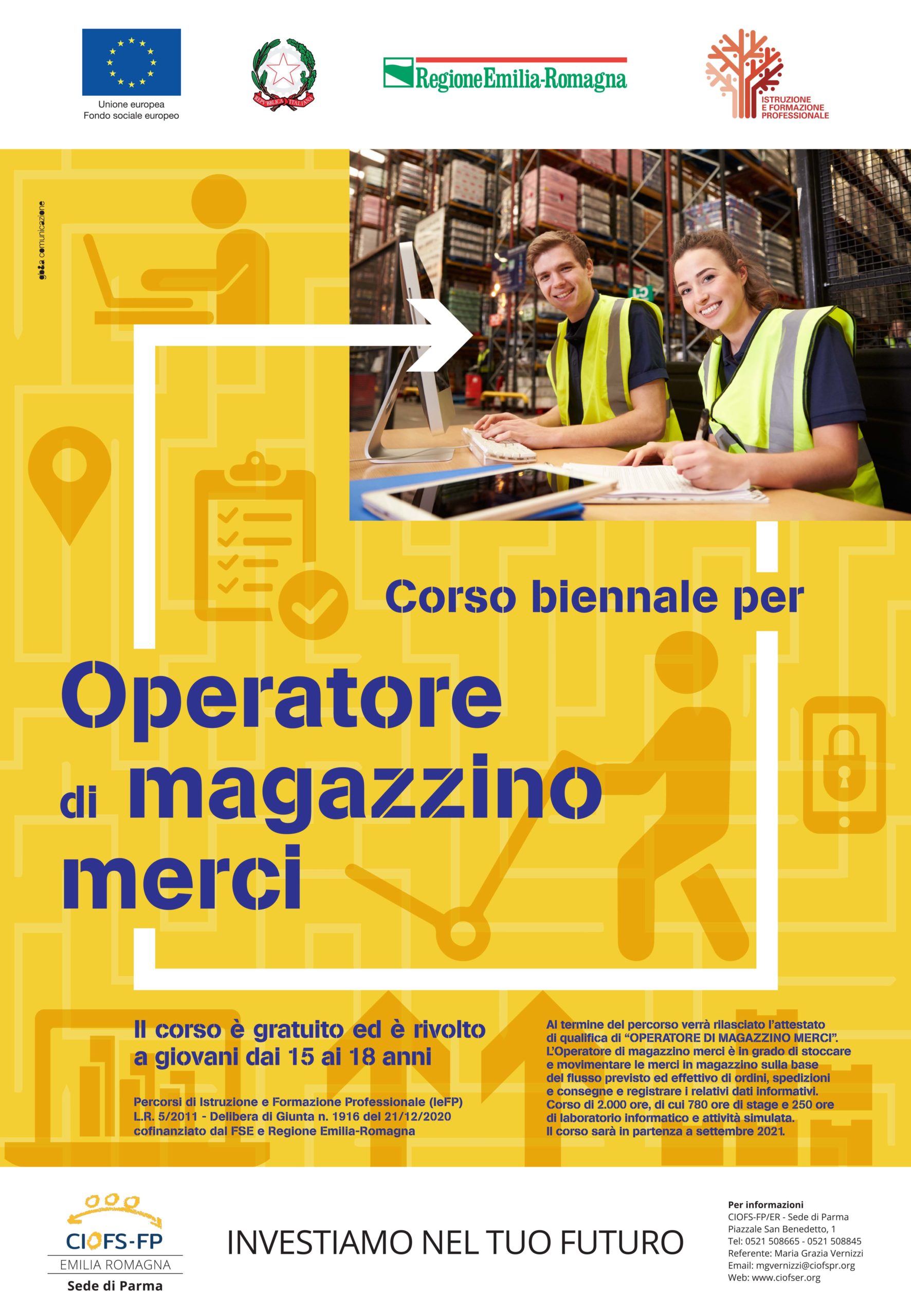 Operatore  di magazzino merci – IeFP 2021/2023