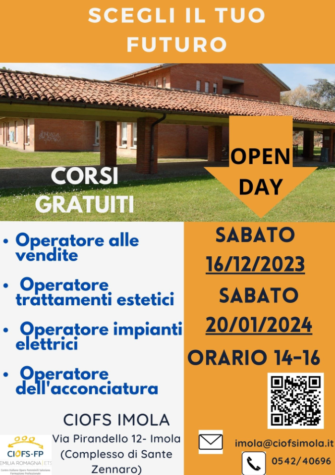 Open day CIOFS IMOLA – IeFP